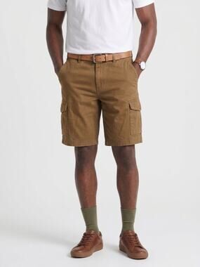 Brown casual cotton cargo shorts, NorthWest Territory brand Size 32